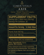 AXIS™ Fulvic + Humic Mineral Complex – Stick Packs (30 days)